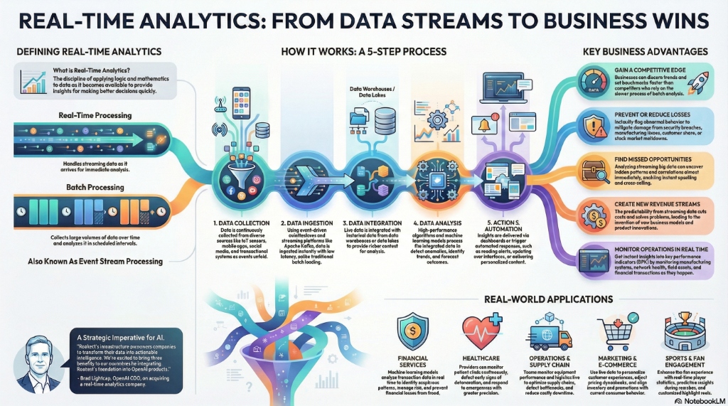 Real-Time Analytics: From Data Streams to Business Wins